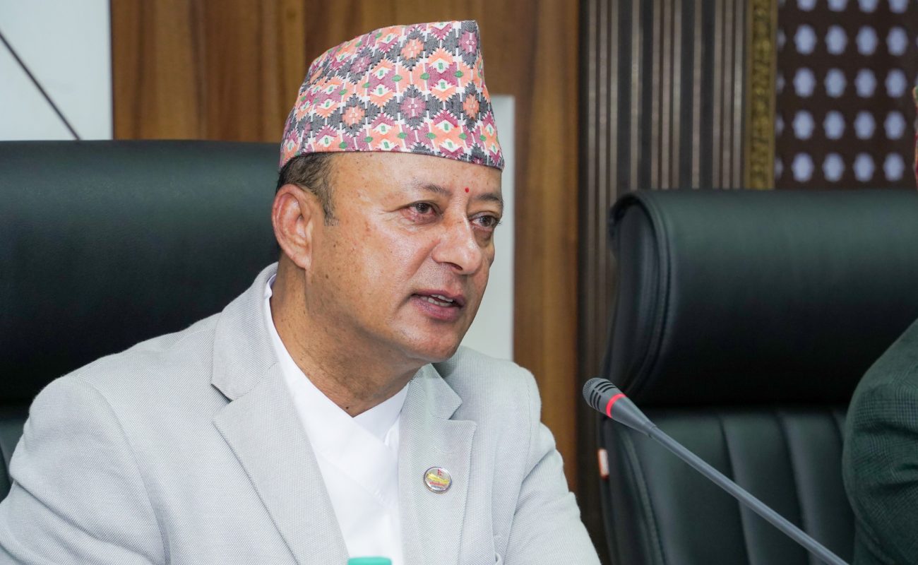 Minister Deepak Khadka
